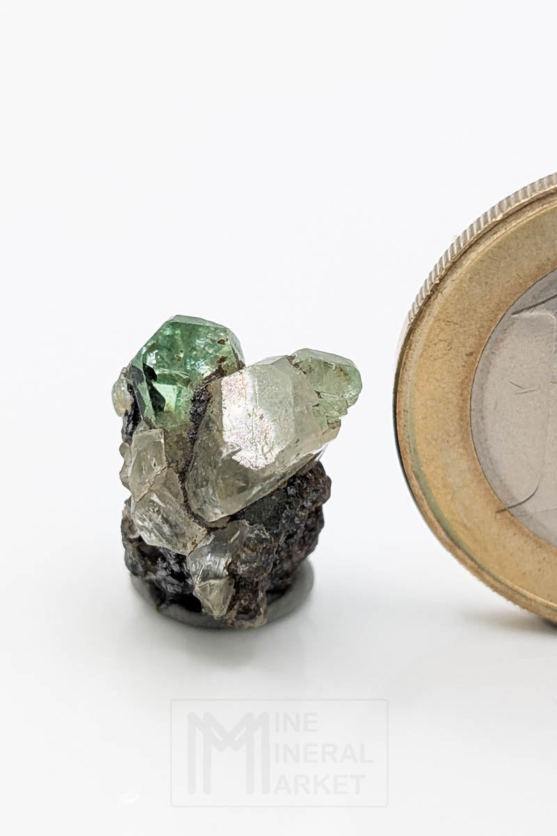 Tsavorite with diopside