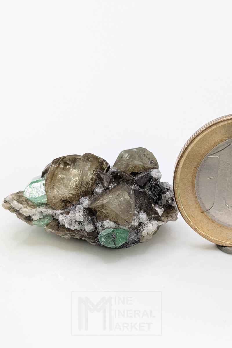 Tsavorite with diopside