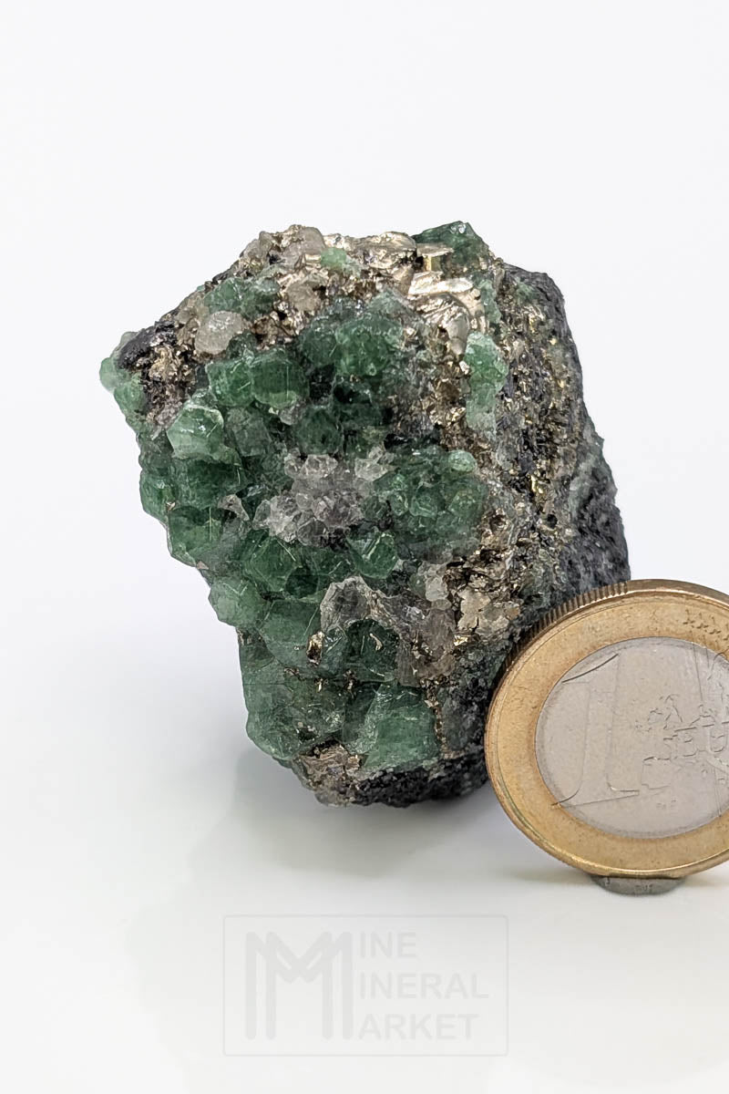 Tsavorite with pyrite